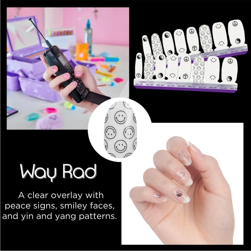 Color Street Way Rad Nail Polish Strips